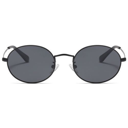 Women Mens Polarized Sunglasses Oval Metal Frame Sun Glasses
