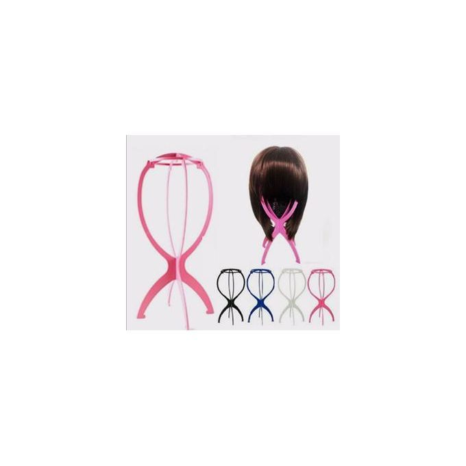 6 Piece Foldable Wig Display Mannequin Stand