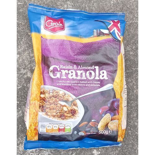 GRANOLA RAISIN AND ALMOND OAT 500G X1