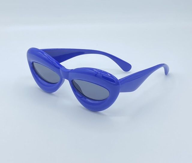 Classic Punk Blue Men's Beach Sunglasses