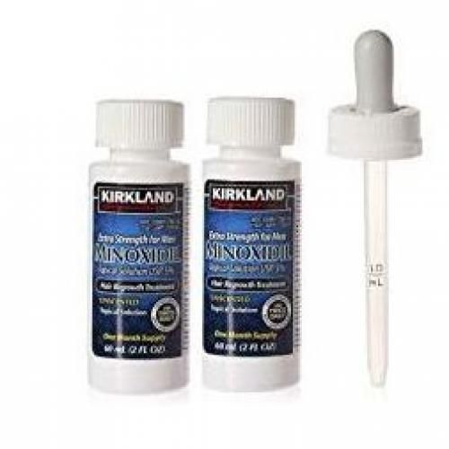Minoxidil 5% Hair & Beard Growth With Applicator- 2 Bottles