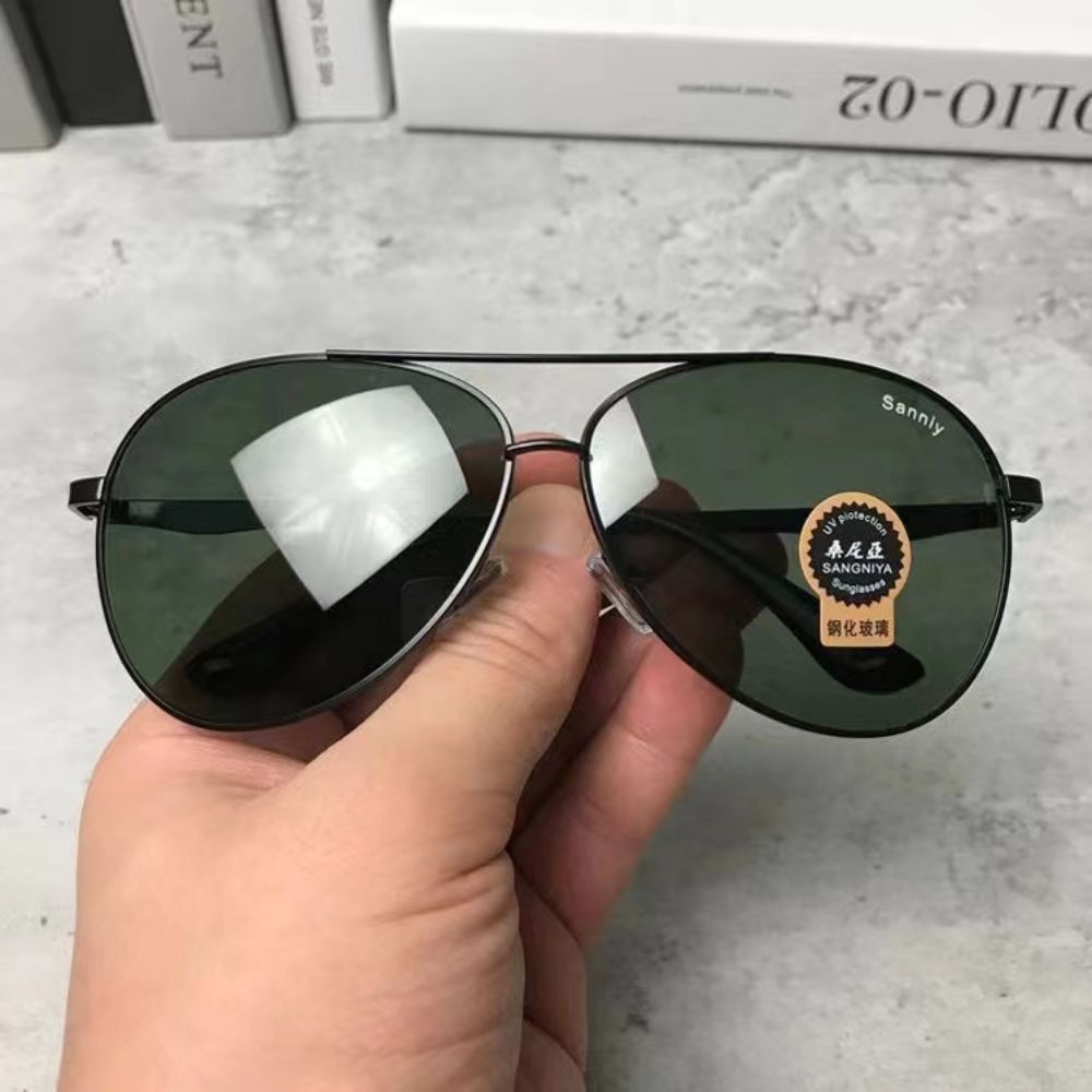 Pilot, Pilot, Polarized Round Square Anti-glare Sunglasses