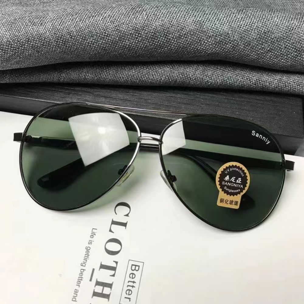Pilot, Pilot, Polarized Round Square Anti-glare Sunglasses