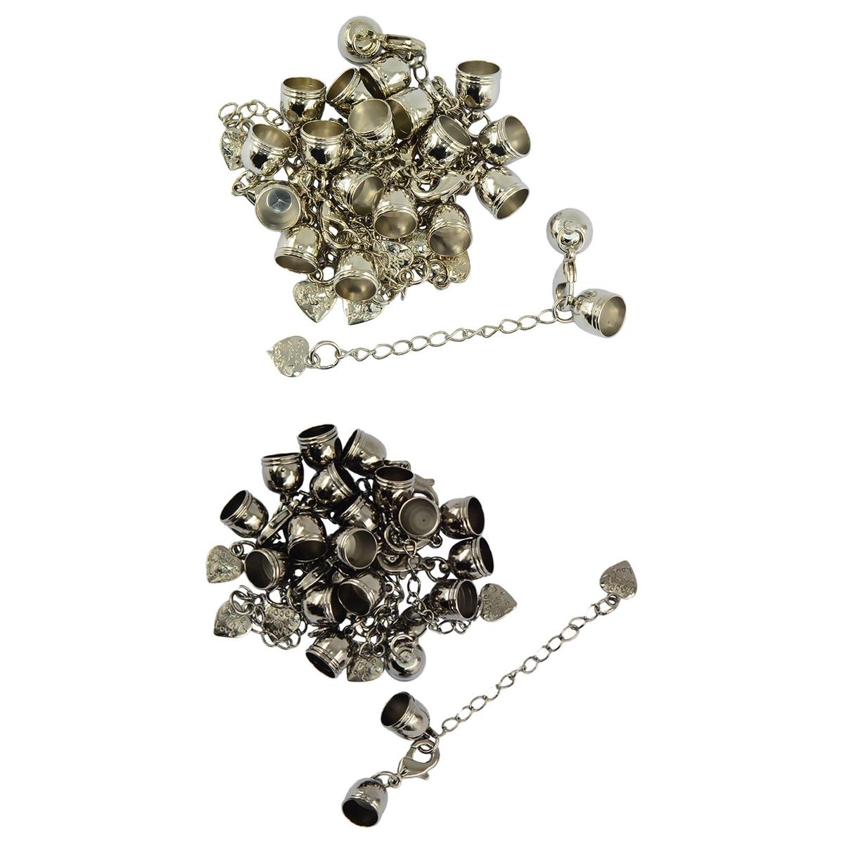 20pcs Clasp And Clip Ends Set With Extender Chain Jewelry Making