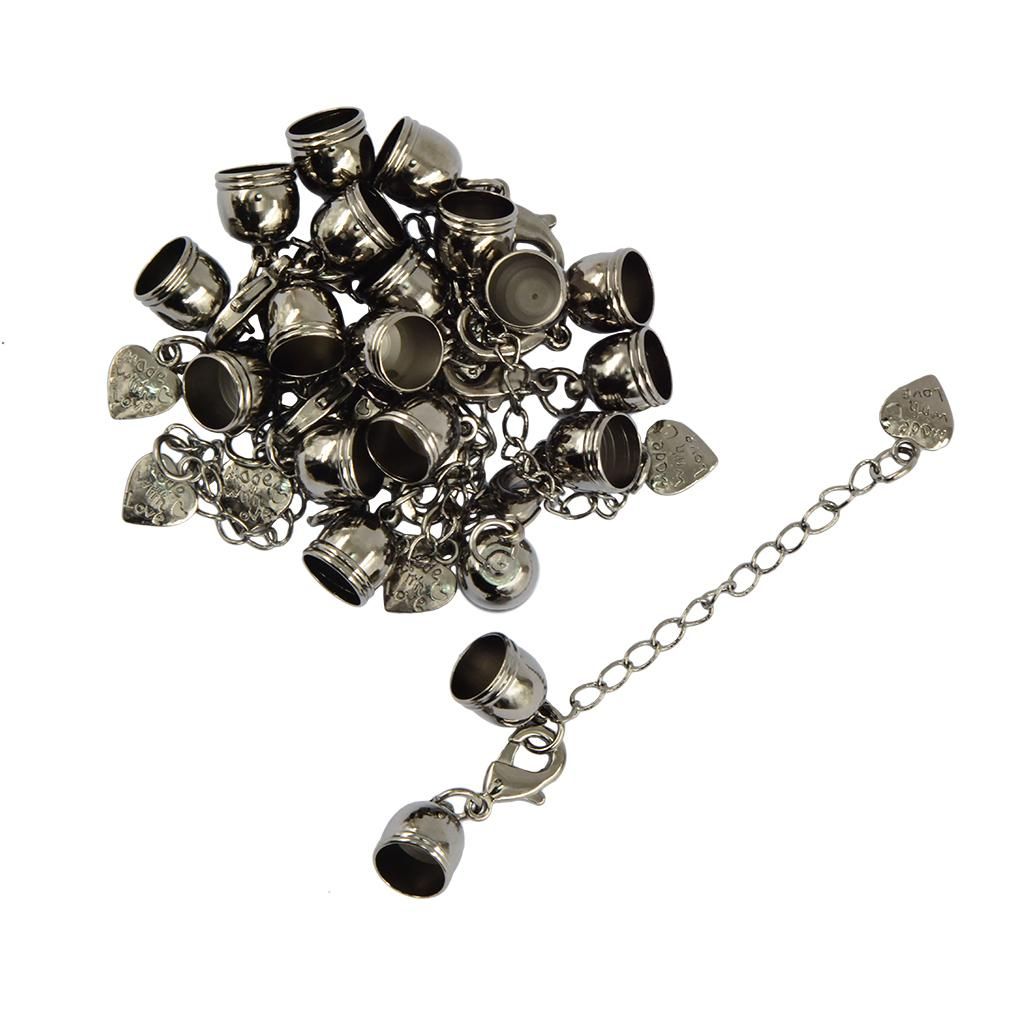 20pcs Clasp And Clip Ends Set With Extender Chain Jewelry Making