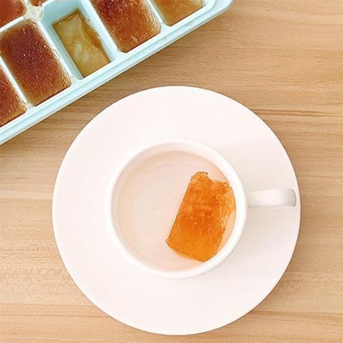 16-grid Food Grade Silicone Ice Mould Maker Tray With Lid Soft Bottom Reusable Ice Tray Ice Mold Kitchen Tools Accessories