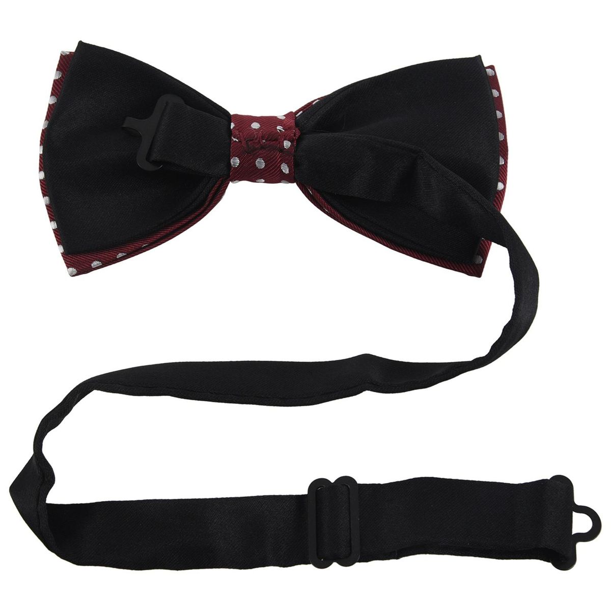 Mens Polka Dot Bow Tie One Size 3 Colours (Red+