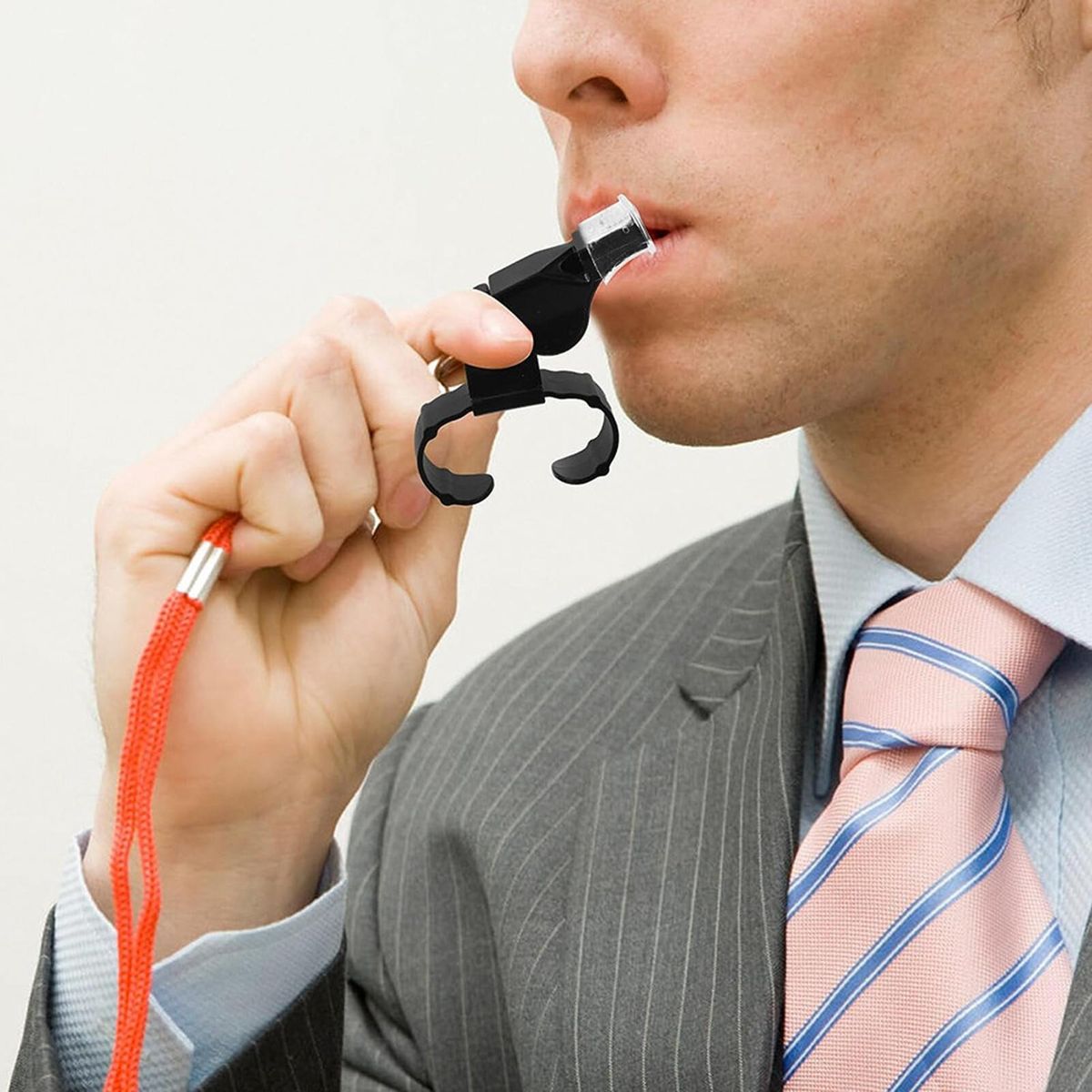 Long-lasting Whistle Sports Whistle Powerful Sound for Basketball Black
