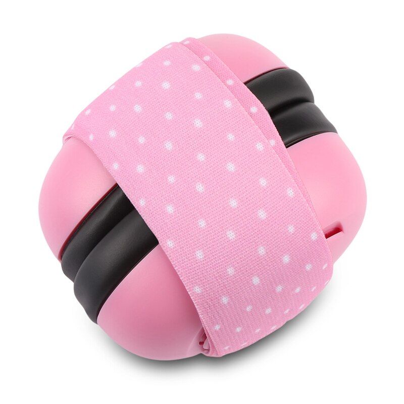 1 Pair Baby Anti-noise Earmuffs Elastic Strap Ear Protectio