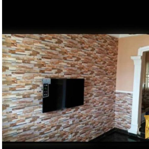 3D Wall Paper Brickstone