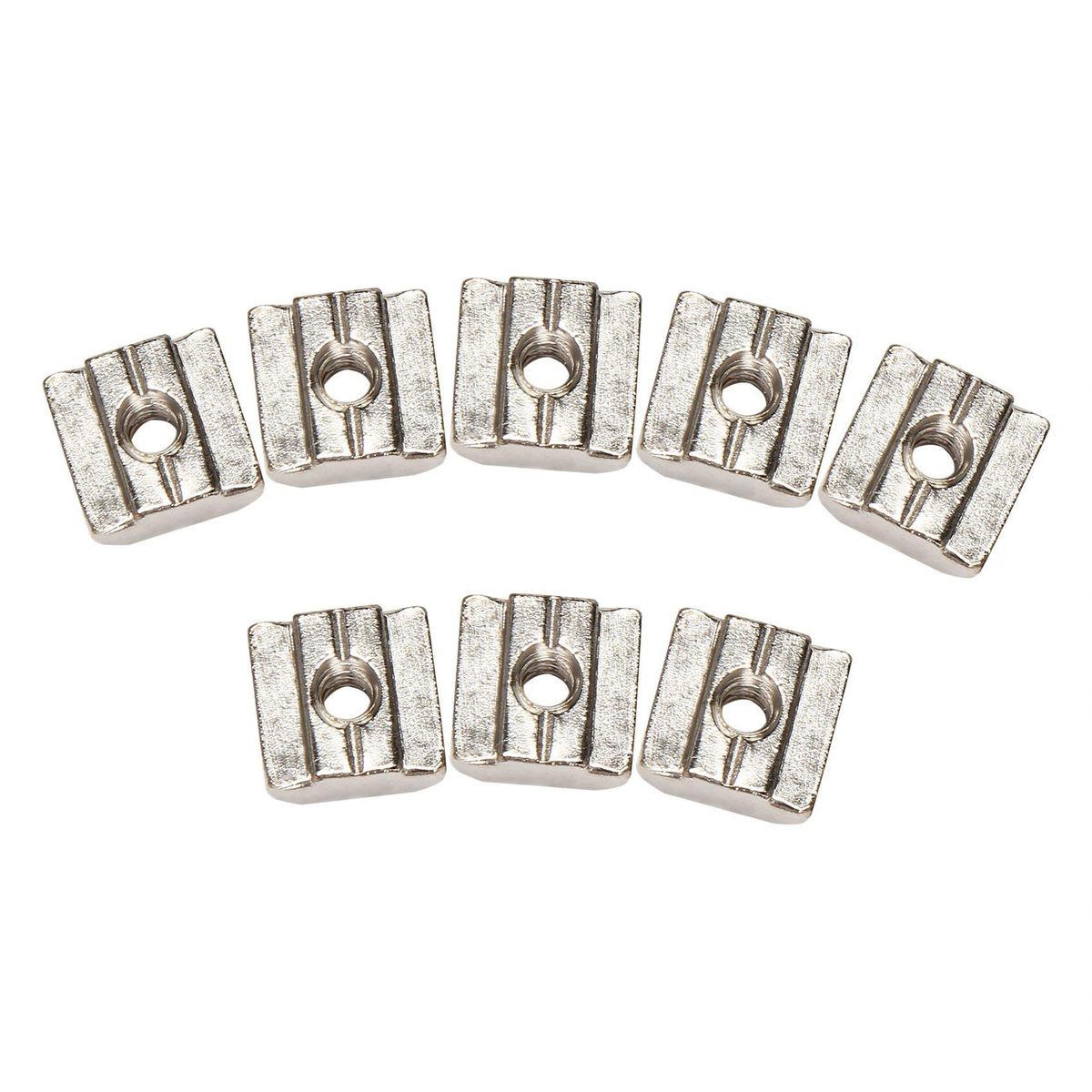 50 pcs Metric Carbon Steel Tee Nuts M5 Sliding T Nut for 3030 Aluminum Profiles