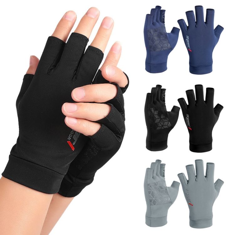 Ice Silk Sunscreen Gloves One Size