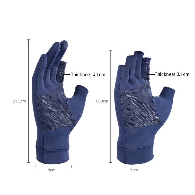 Ice Silk Sunscreen Gloves One Size