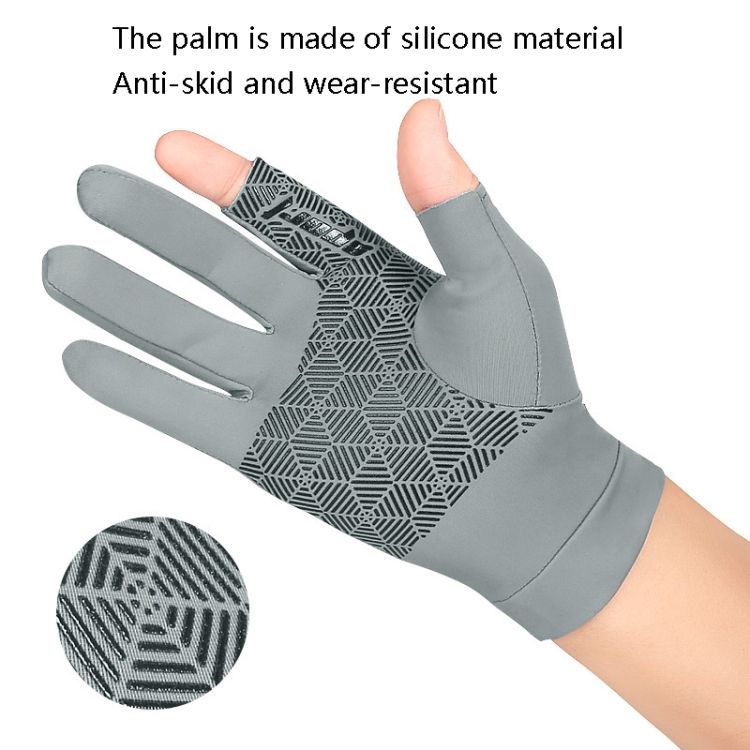 Ice Silk Sunscreen Gloves One Size