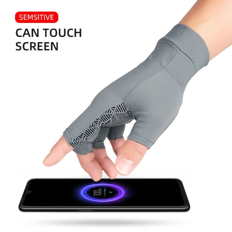 Ice Silk Sunscreen Gloves One Size