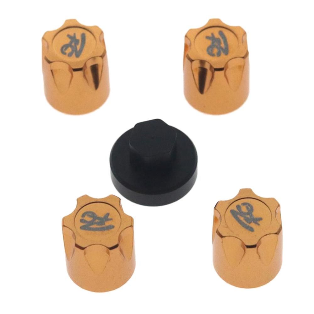 5PCS Aluminium RC Car Wheel Rim Center Cap M4 Nut for 1/10