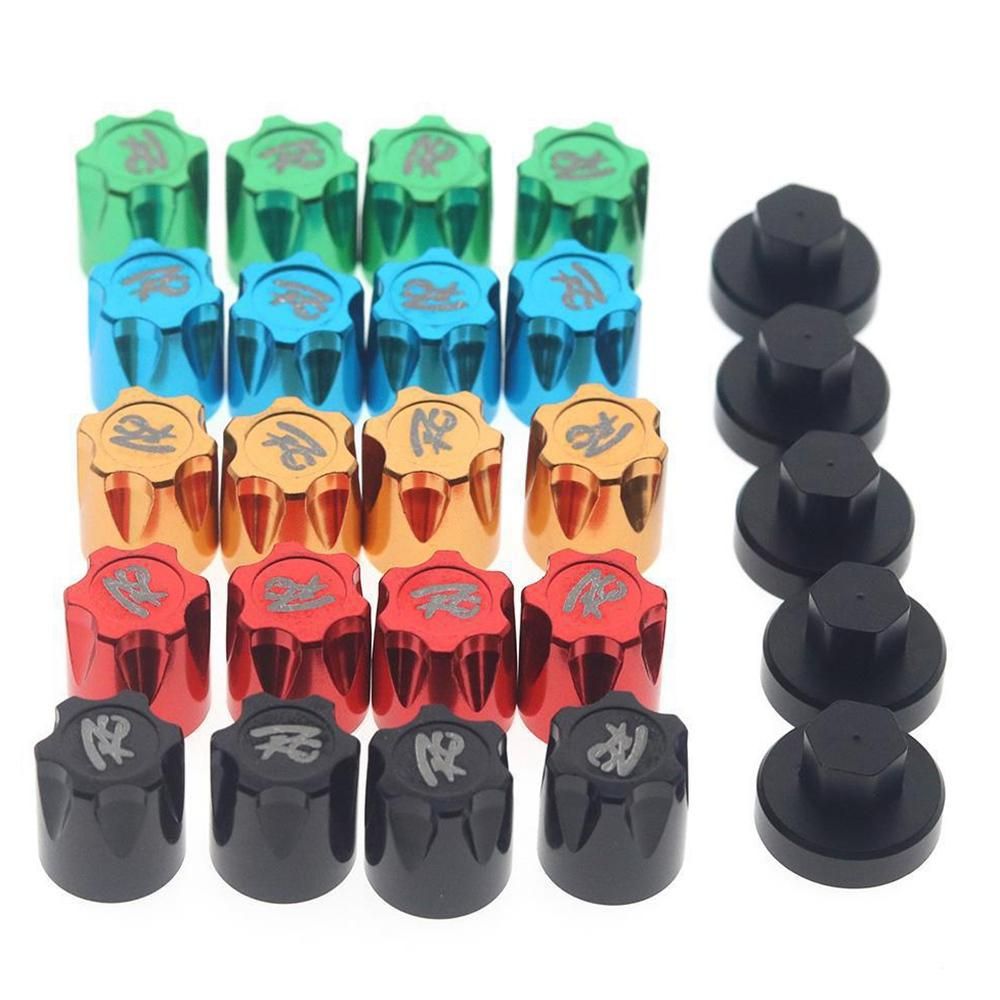 5PCS Aluminium RC Car Wheel Rim Center Cap M4 Nut for 1/10