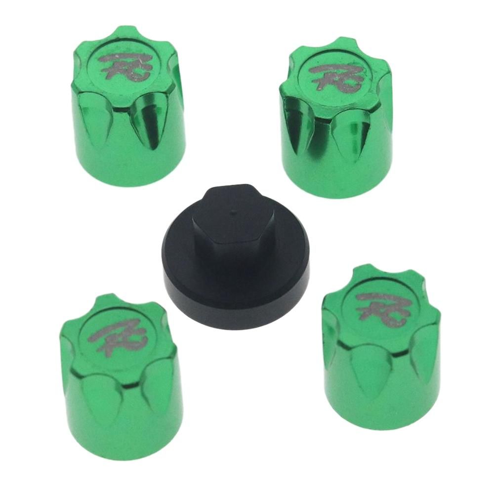 5PCS Aluminium RC Car Wheel Rim Center Cap M4 Nut for 1/10