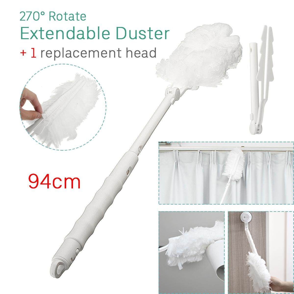 Cleaner Extendable Ceiling Feather Duster Fluffy Cleaning Dusting Brush Long Handled Duster