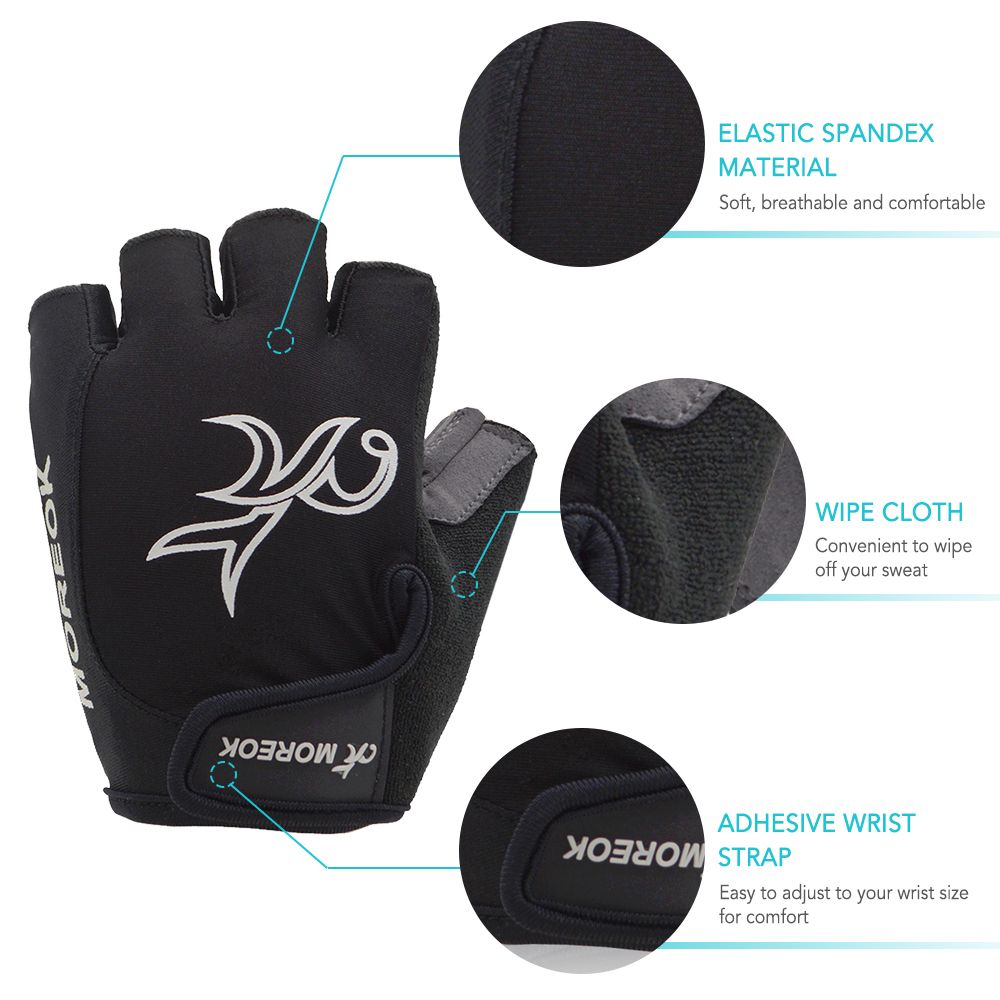 Unisex Driving Gloves Cycling Gloves Mountain Bike Bicycle HalfFinger Breathable