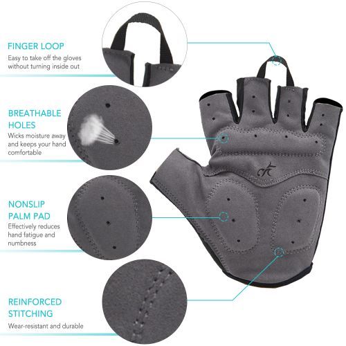 Unisex Driving Gloves Cycling Gloves Mountain Bike Bicycle HalfFinger Breathable