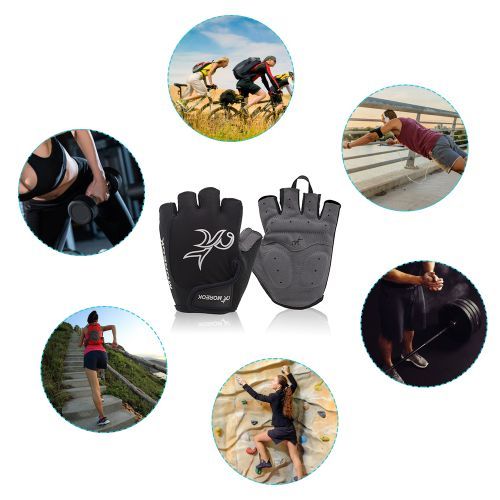Unisex Driving Gloves Cycling Gloves Mountain Bike Bicycle HalfFinger Breathable