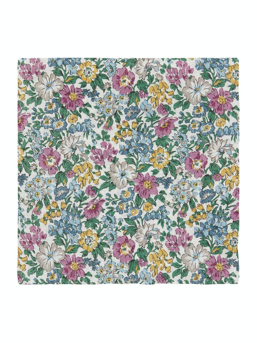 Made With Liberty Fabric Multi Honeydew Pocket Square