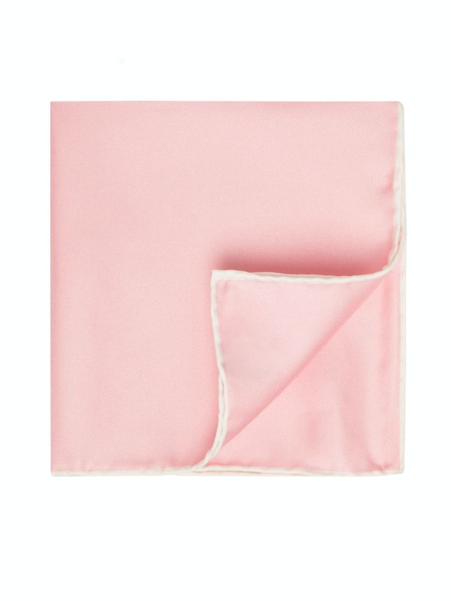 Pink Silk Pocket Square