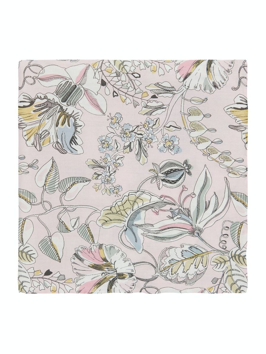 Pocket Square Made With Liberty Fabric Pink Kew Road Print