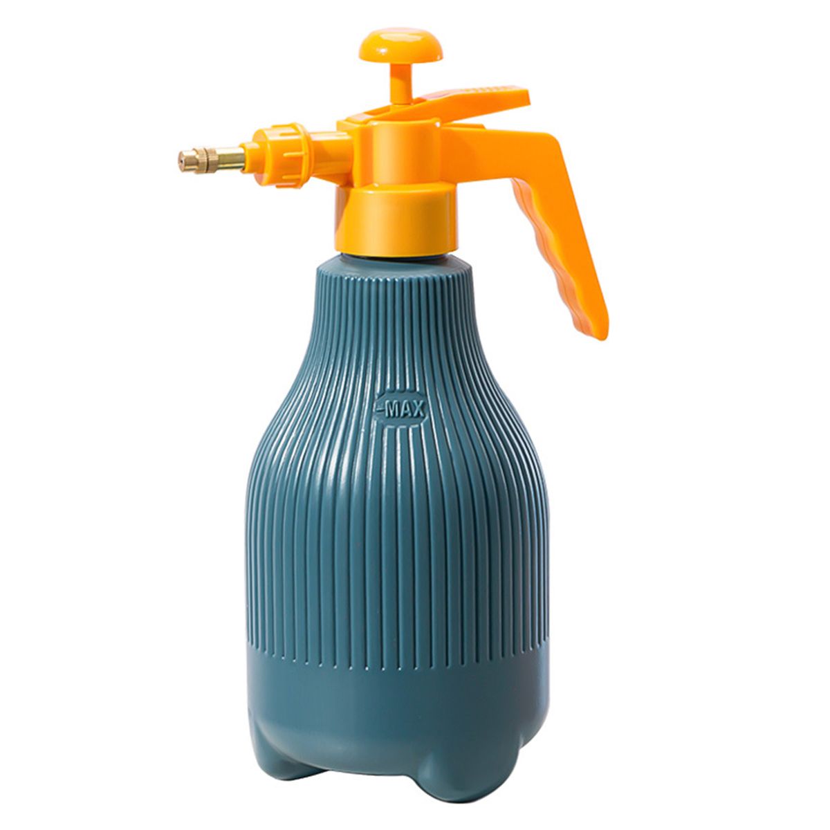 Watering Spray Pot High Pressure Large Capacity Plastic Contrast Color Water Can Bottle For Garden-Blue