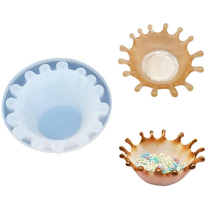 Resin Silicone Molds Dish Tray Bowl Epoxy Resin Casting Molds for DIY Crafts Jewelry Storage Trinket Container