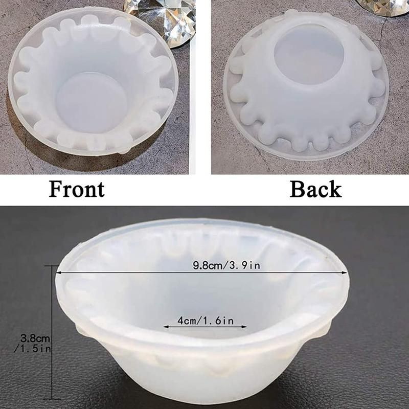 Resin Silicone Molds Dish Tray Bowl Epoxy Resin Casting Molds for DIY Crafts Jewelry Storage Trinket Container