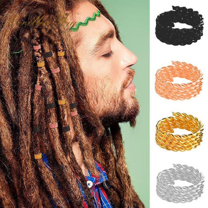 117PCS Dreadlocks Accessories Hair Jewelry Pendant Clips
