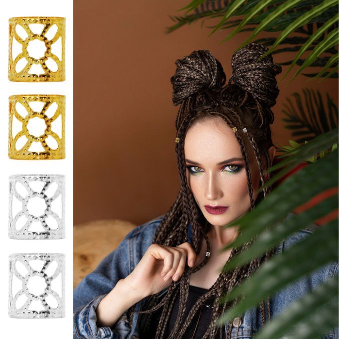117PCS Dreadlocks Accessories Hair Jewelry Pendant Clips