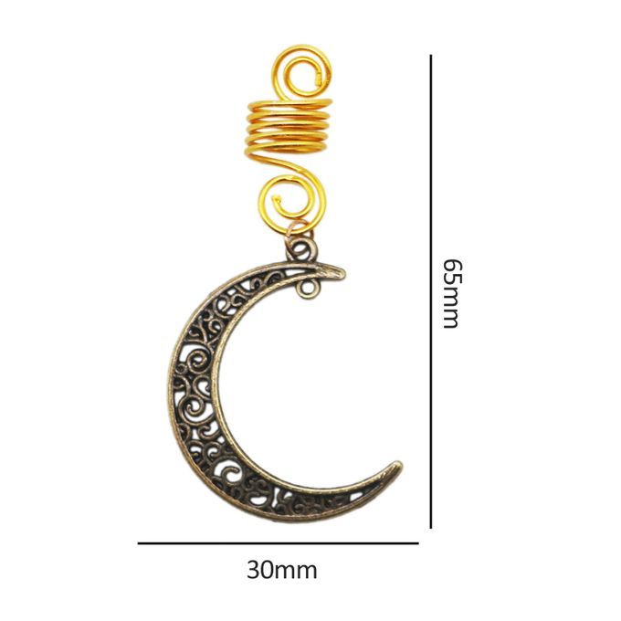 117PCS Dreadlocks Accessories Hair Jewelry Pendant Clips