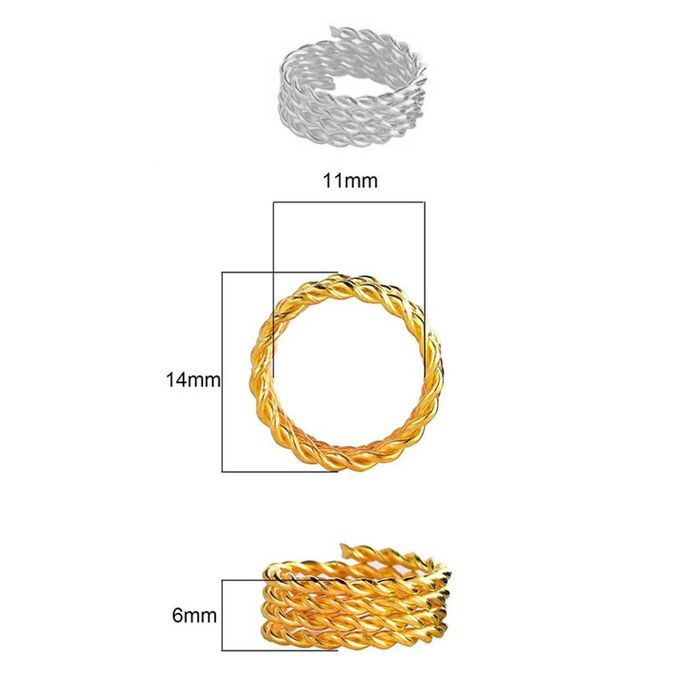 117PCS Dreadlocks Accessories Hair Jewelry Pendant Clips