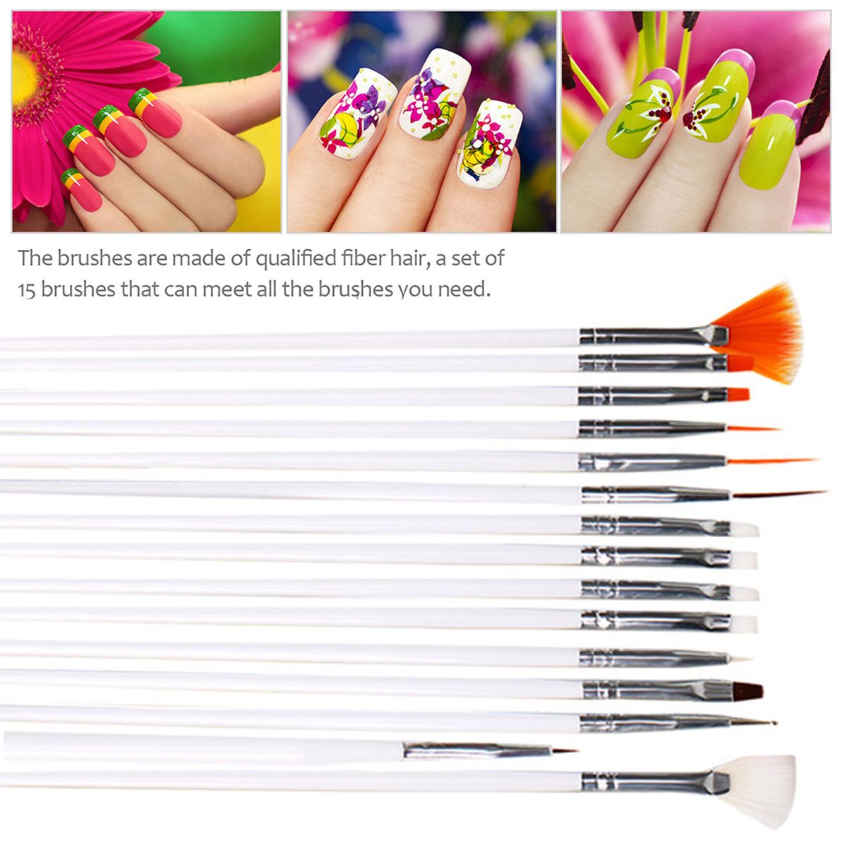 Nail Art Tool Kit Nail Art Painting Pen Nail Brush Double