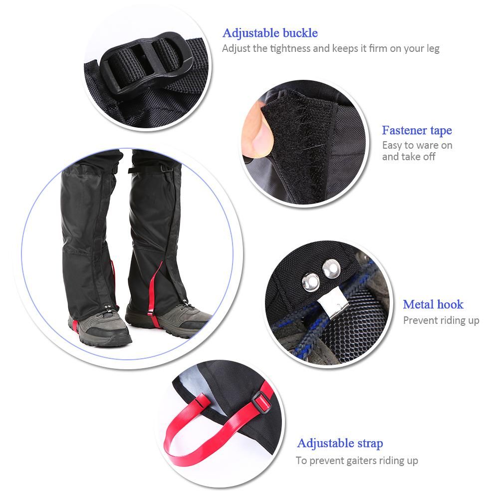 Outdoor Mountain Snow Leg Gaiters Windproof Waterproof Shoes Cover Dust-proof Leg Gaiter