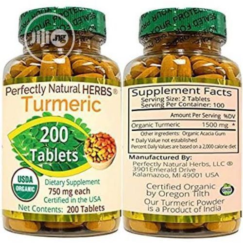 Turmeric 750mg 200 Tablets