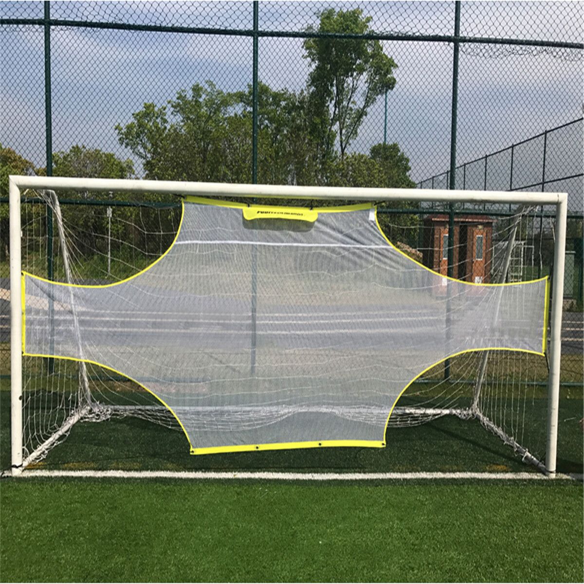 Pro Precision Training Football AID Soccer Target Practice Shot Goal Net 24'x8' Futsal Goals