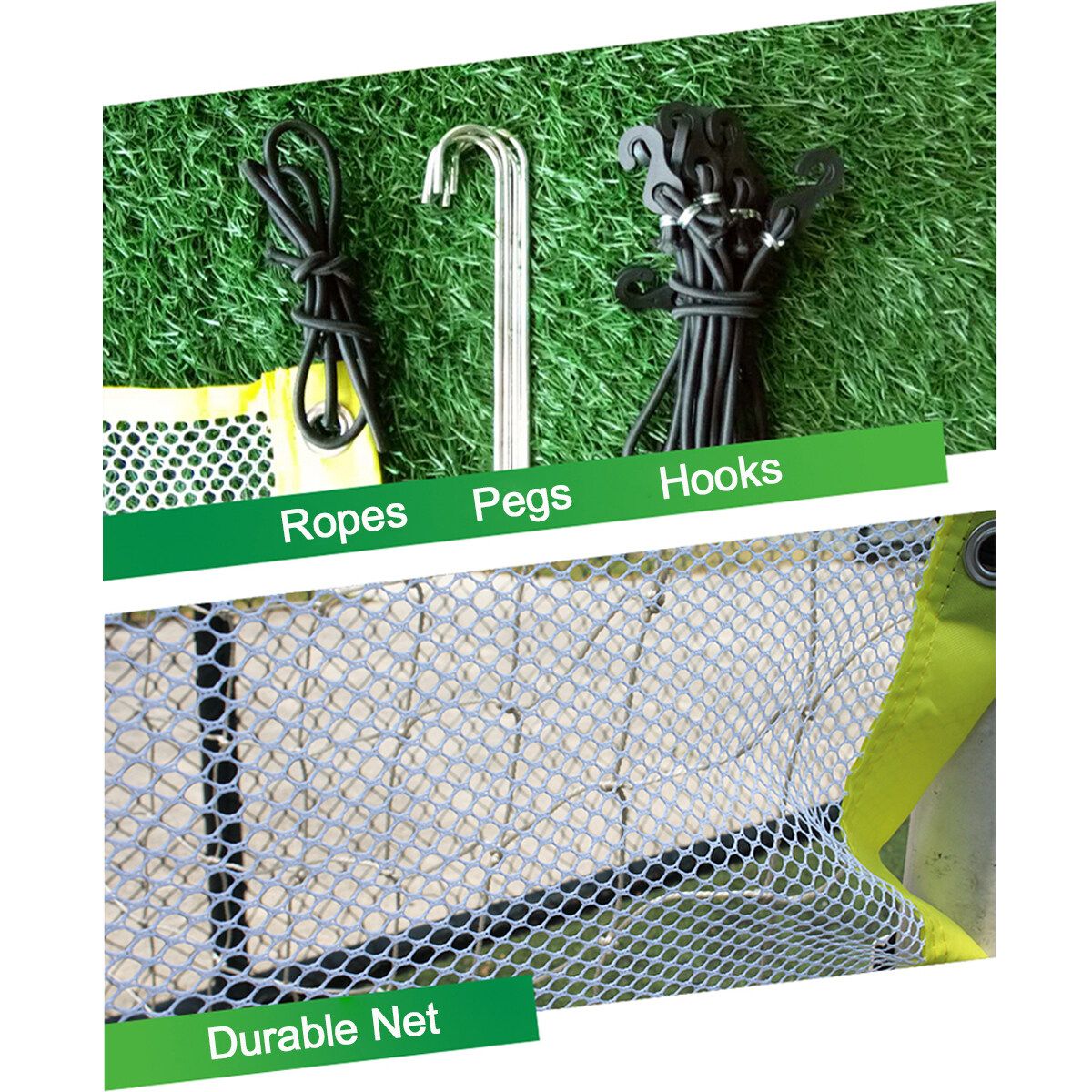 Pro Precision Training Football AID Soccer Target Practice Shot Goal Net 24'x8' Futsal Goals