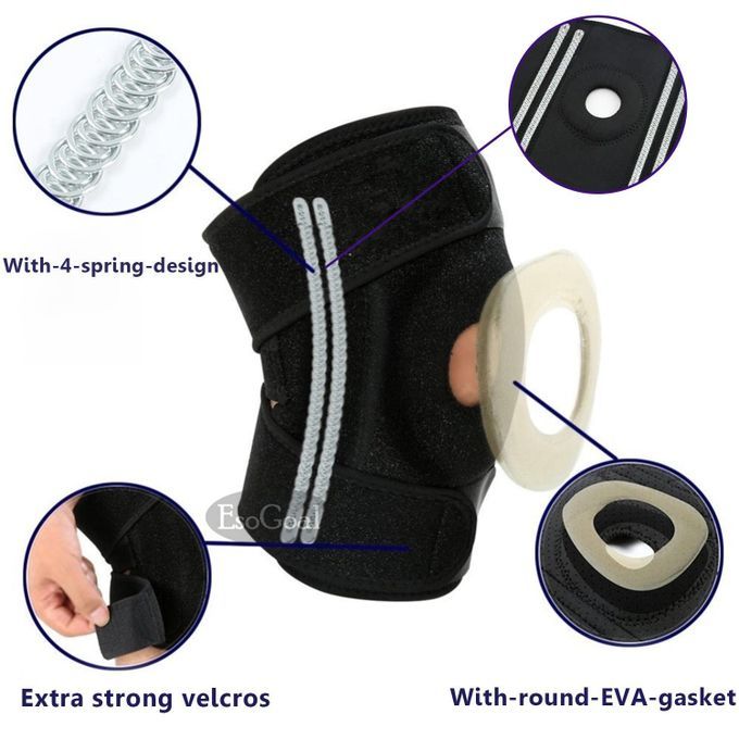 EsoGoal Adjustable Breathable Knee Guard Protector Leg