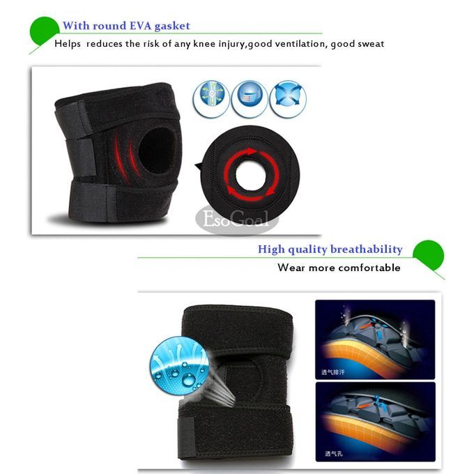 EsoGoal Adjustable Breathable Knee Guard Protector Leg