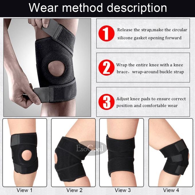 EsoGoal Adjustable Breathable Knee Guard Protector Leg