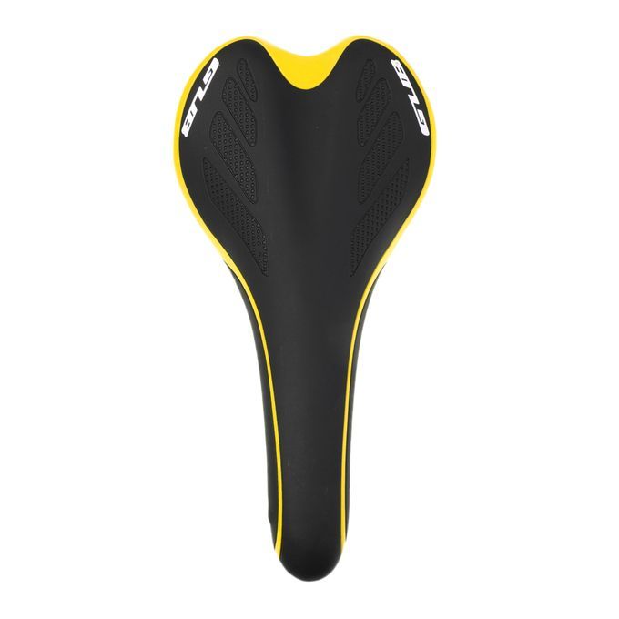 Unisex Bicycle Saddle Cycling MTB Road Bike Front Seat Black Yellow