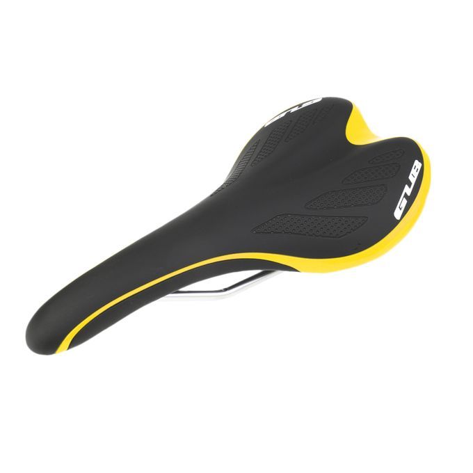 Unisex Bicycle Saddle Cycling MTB Road Bike Front Seat Black Yellow