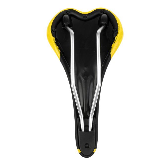 Unisex Bicycle Saddle Cycling MTB Road Bike Front Seat Black Yellow