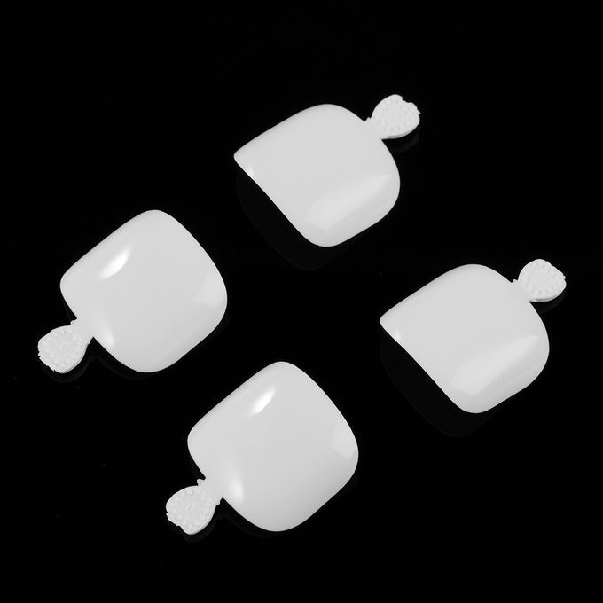 500Pcs  Toenail Tips Set Full Cover False Toe Nail Tips