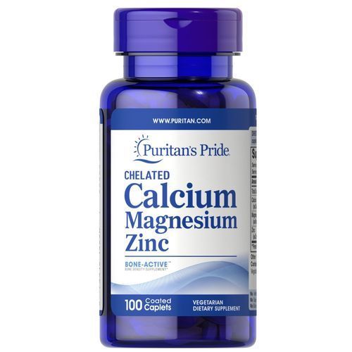 Chelated Calcium Magnesium Zinc, X100Caplets