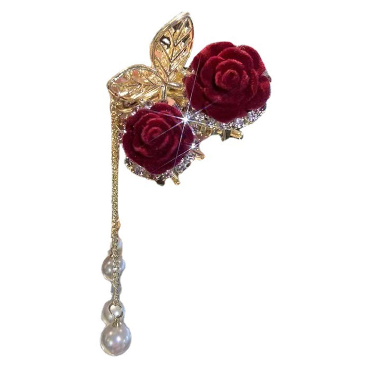 Hair Clip Flower Decor Women Bangs Hairpin
